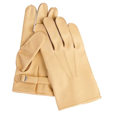 Gants US PARA en cuir JAUNES repro
