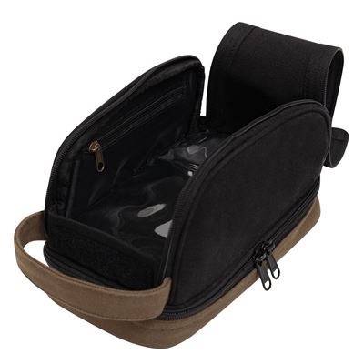 Sac DELUXE TRAVEL KIT pour articles de toilette NOIR ROTHCO 1854BLK 4