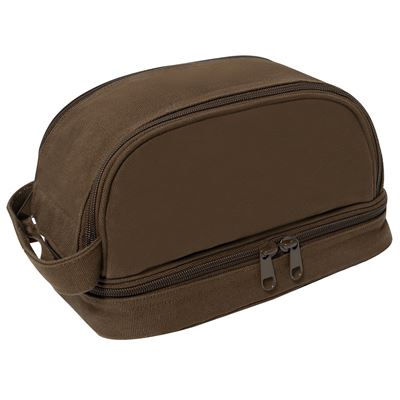 Sac DELUXE TRAVEL KIT pour articles de toilette EARTH BROWN