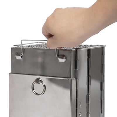 Barbecue de voyage COMPACT pliable INOX ROTHCO 1856 7