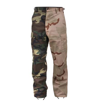 Pantalon bicolore BDU WOODLAND/3-COL DESERT