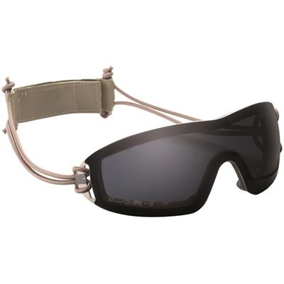 Lunettes INFANTRY sans monture avec élastique, verres fumés