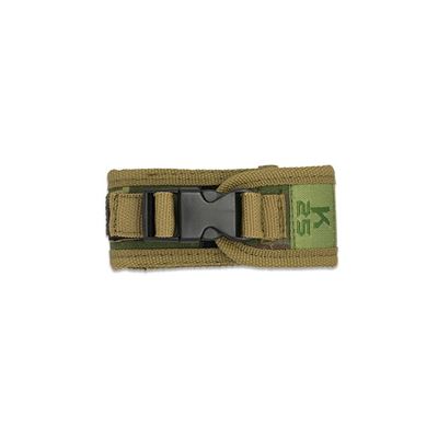 Couteau pliant MARSH à lame lisse avec étui K25 18868 2