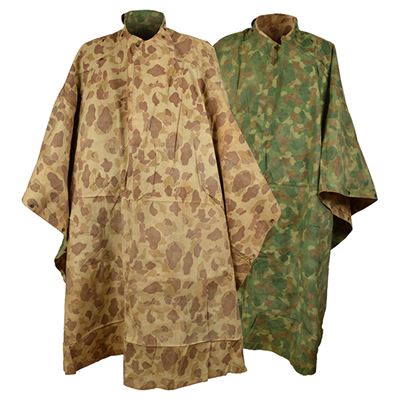 Poncho imperméable US WWII PACIFIC réversible original
