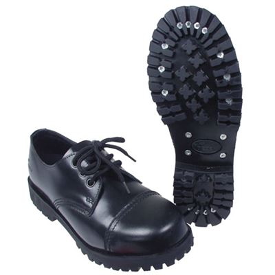 Chaussures à 3 œillets Pure Trash NOIRES