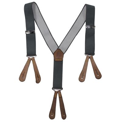 Bretelles britanniques pour pantalon GRISES d'origine, d'occasion