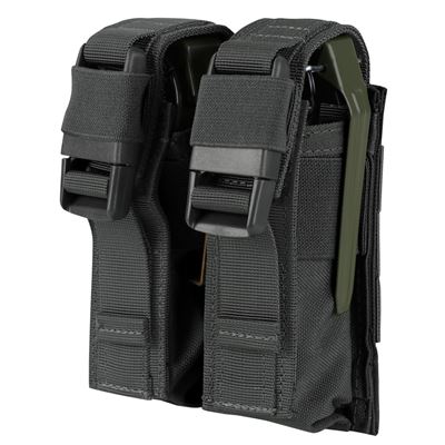 Sacoche MOLLE FLASHBANG double grenade NOIR