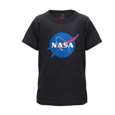 T-shirt enfant avec logo NASA NOIR
