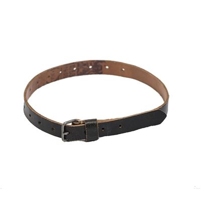 Sangle de fixation WH pour rein ou équipement en cuir noir d'origine, d'occasion