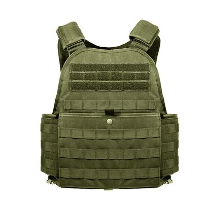 Gilet MOLLE porte-plaques VERT taille extra-large