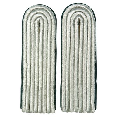 Épaulettes NVA officier. OFFZ. PASP.DK VERT FONCÉ