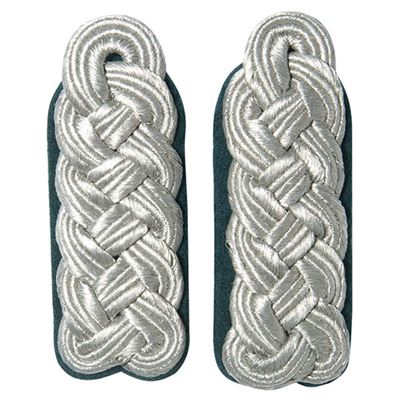 Épaulette NVA officier d'état-major. ST.OFFZ.PASP.DKGRÜN