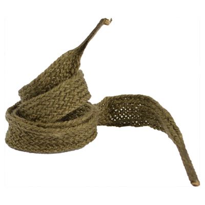 Lacets plats NVA courts VERT/MARRON Armée NVA/DDR 19417000 2