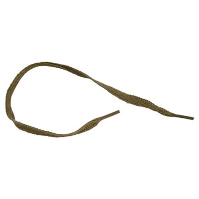 Lacets plats NVA courts VERT/MARRON