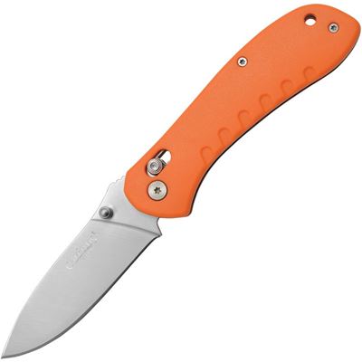 Couteau pliant ROVAX CUDA lame lisse ORANGE