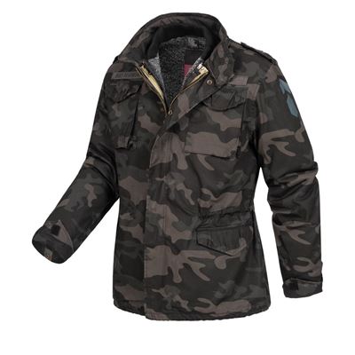 Veste US M65 REGIMENT avec doublure BLACK CAMO