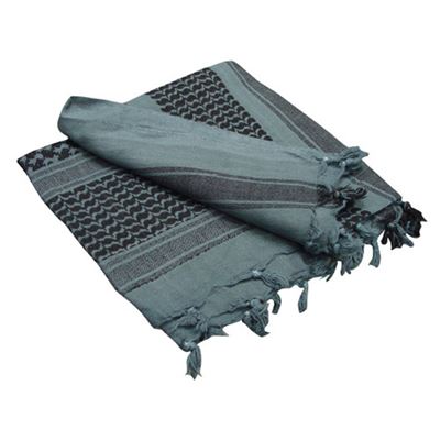 Foulard SHEMAGH FOLIAGE-NOIR