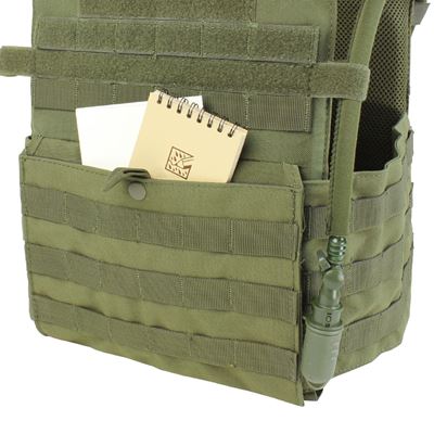 Gilet léger GUNNER MOLLE porte-plaques VERT CONDOR OUTDOOR 201039-001 2