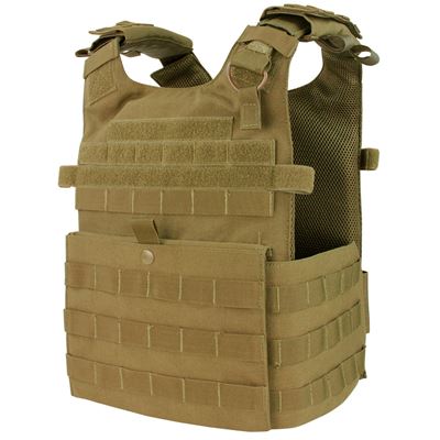 Gilet léger GUNNER MOLLE porte-plaques COYOTE BROWN