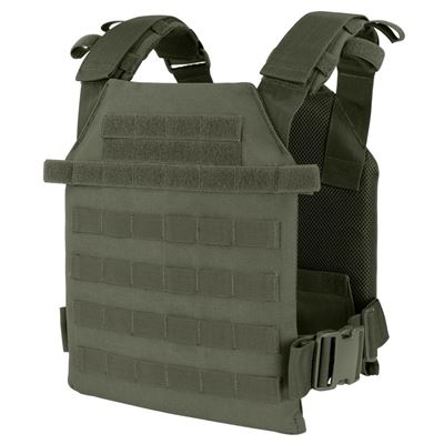 Gilet léger SENTRY MOLLE porte-plaques RANGER GREEN