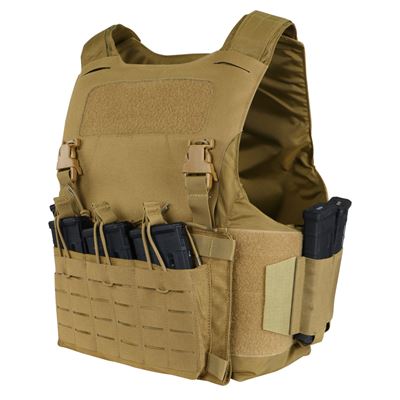Gilet LCS VANQUISH LT porte-plaques COYOTE BROWN CONDOR OUTDOOR 201091-498 2