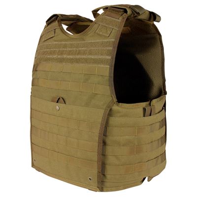 Gilet EXO MOLLE gen.II porte-plaques COYOTE BROWN