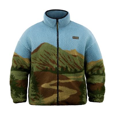 Sweat à capuche zippé en polaire SHERPA motif CARPATES M-TAC 20564001 2