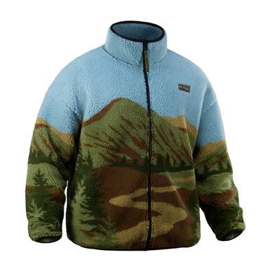 Sweat à capuche zippé en polaire SHERPA motif CARPATES M-TAC 20564001 8
