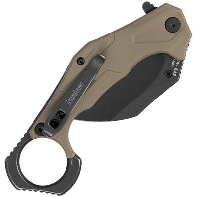 Couteau pliant OUTLIER karambit KERSHAW 2064TANBW 2