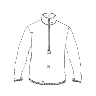 T-shirt ECWCS GEN III LEVEL 2 G.I. DESERT SAND TRU-SPEC 20700 2