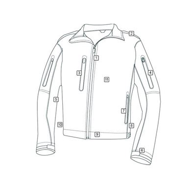 Veste 24-7 SERIES® LE SOFTSHELL SHORT NOIR TRU-SPEC 24-7 20930 3