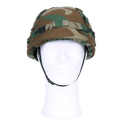 Casque enfant en plastique avec revêtement camouflage WOODLAND FOSCO 212136 2
