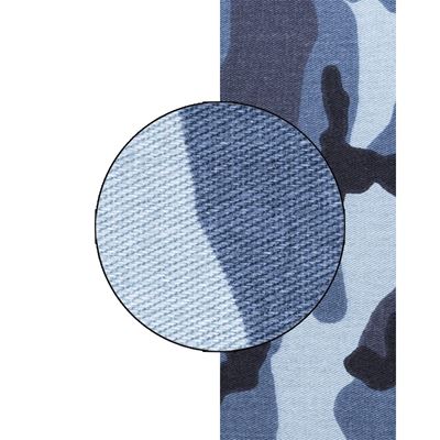 Tissu sergé URBAN CAMO BLUE, largeur 160 cm  21315000 2
