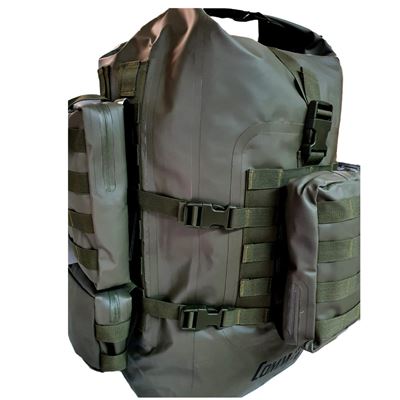 Sac à dos ARMY-X-TREME 70 l imperméable avec poches VERT Commando 2134-CO 5