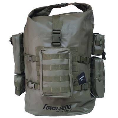 Sac à dos ARMY-X-TREME 70 l imperméable avec poches VERT