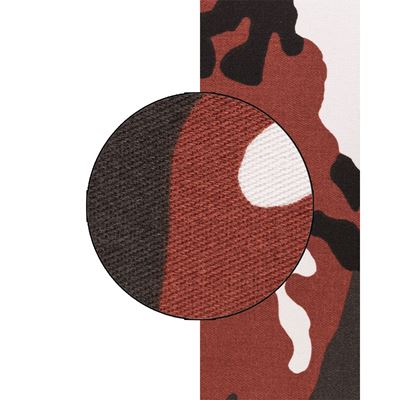 Tissu sergé URBAN CAMO RED, largeur 160 cm  21340000 2