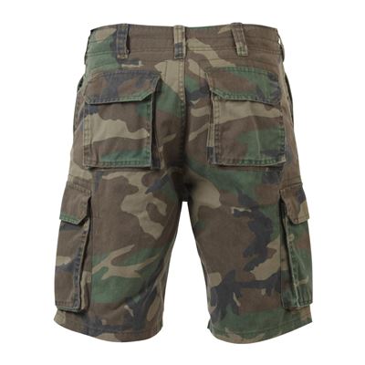 Short VINTAGE PARATROOPER WOODLAND ROTHCO 2140 3