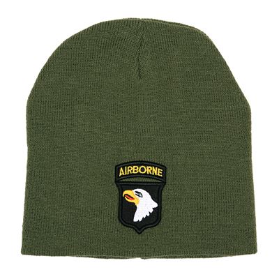 Bonnet 101st AIRBORNE tricoté VERT FOSTEX 214141OD 2
