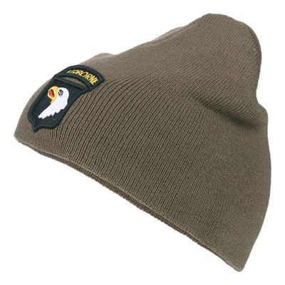 Bonnet 101st AIRBORNE tricoté VERT 1942