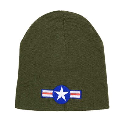 Bonnet tricoté BEANIE WWII AIR FORCE VERT FOSTEX 214300-2310 2