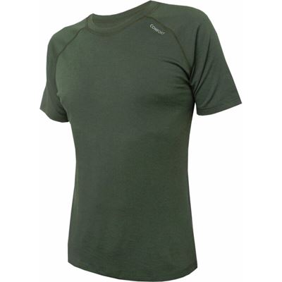 T-shirt à manches courtes IBRIT en laine VERT