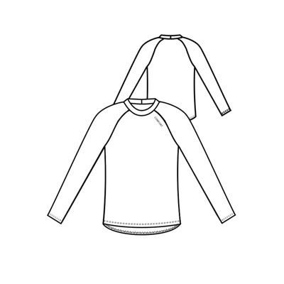 T-shirt à manches longues IBRAK en laine VERT JITEX 21443-Z 3