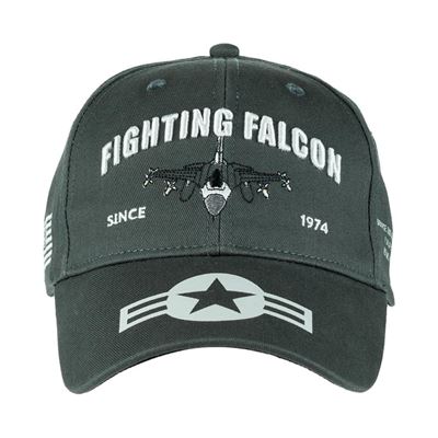 Casquette de baseball F-16 FALCON GRISE FOSTEX 215066 2