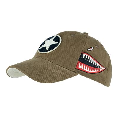 Casquette de baseball P-40 CURTISS MARRON