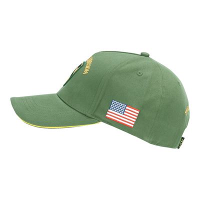 Casquette de baseball US CAVALRY WWII 3D VERTE FOSTEX 215094G 2