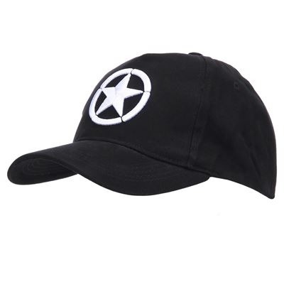 Casquette de baseball avec broderie 3D ALLIED STAR WWII NOIR
