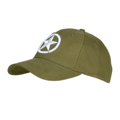 Casquette de baseball avec broderie 3D ALLIED STAR WWII VERTE