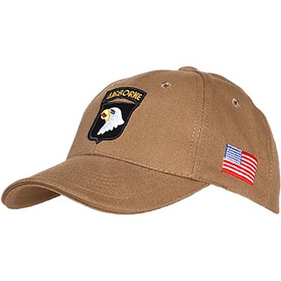 Casquette de baseball 101st AIRBORNE KHAKI