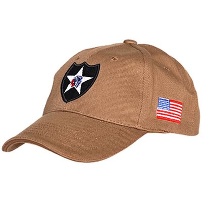 Casquette de baseball 2nd INFANTRY DIVISION KHAKI