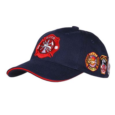 Casquette de baseball FIRE DEPARTMENT NY BLEU FONCÉ